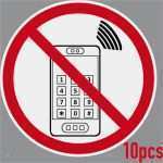 Auto Zu Verkaufen Schild Vorlage Kostenlos Best Of 10 Stück Aufkleber 15cm Sticker Handyverbot Telefon