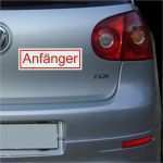 Auto Zu Verkaufen Schild Vorlage Kostenlos Einzigartig Magnetschild Anfänger Auto Aufkleber Fahranfänger Kfz Pkw