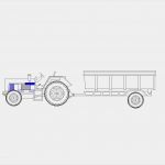 Autocad Blattrahmen Vorlagen Download Neu 2d Tractor and Trailer Cad Block Cadblocksfree Cad