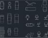 Autocad Vorlagen Free Download Erstaunlich Furnitures Drawings Others Extraordinary Home Design