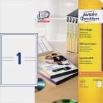 Avery Zweckform Cd Einleger Vorlage Elegant Avery Zweckform Dvd Einleger Für Dvd Boxen Weiß Matt