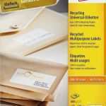 Avery Zweckform Eu Vorlagen Bewundernswert Recycling Universal Etiketten Lr3483