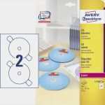 Avery Zweckform L6015 25 Cd Etiketten Vorlage Erstaunlich Avery Zweckform Cd Etiketten L7760 25 Ø 117mm Papier Weiß