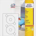 Avery Zweckform L6015 25 Cd Etiketten Vorlage Fabelhaft Avery Zweckform L6043 25 Classic Cd Etiketten Böttcher Ag
