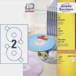 Avery Zweckform L6015 25 Cd Etiketten Vorlage Genial Avery Zweckform Cd Etiketten L6043 100 Ø 117mm Papier Weiß