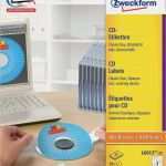 Avery Zweckform L6015 25 Cd Etiketten Vorlage Schön Etikety Na Cd L6015 25