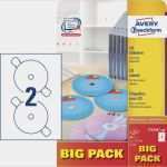 Avery Zweckform L6015 25 Cd Etiketten Vorlage Süß Avery Zweckform Cd Etiketten L7676a 40p Ø 117mm Papier