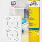 Avery Zweckform L6015 25 Cd Etiketten Vorlage Wunderbar Avery Zweckform C9660 25 Supers Cd Etiketten Böttcher Ag