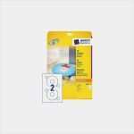Avery Zweckform L6015 25 Cd Etiketten Vorlage Wunderbar Etiket Avery L6015 25 Cd Wit 50stuks Van atten