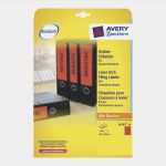 Avery Zweckform Vorlage L4760 Hübsch Avery Zweckform L4760 100 ordner Etiketten 38mm X 192mm