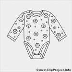 Baby Body Bemalen Vorlage Bewundernswert Vêtement Dessin à Télécharger – Bébé à Colorier Bébé