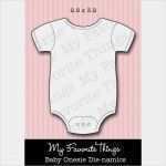 Baby Body Bemalen Vorlage Gut Stanzschablone Die Namics Baby Esie Baby Body