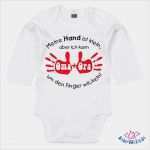 Baby Body Bemalen Vorlage Gut toller Langarm Babybody Mit Witzigem Aufdruck