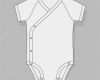 Baby Body Bemalen Vorlage Inspiration Crossover Raglan Baby Body Vorlage — Stockvektor