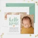Baby Dankeskarten Vorlagen Beste Birth Announcement Template Birth Announcement Template