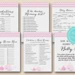 Baby Shower Spiele Vorlagen Beste Rosa Wal Baby Shower Spiele Zum Ausdrucken Mädchen Baby