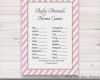 Baby Shower Spiele Vorlagen Erstaunlich Babyparty Spiele Baby Tiere Namen Spiel Pink Und Gold