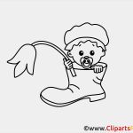 Baby Tagebuch Vorlage Zum Ausdrucken Gut Baby Im Schuh Mit Blume Gratis Malvorlage