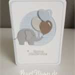 Babykarte Basteln Vorlage Fabelhaft Card Critters Elephant Balloon Balloons Rayher Elephant