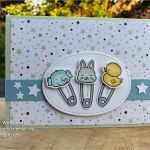 Babykarte Basteln Vorlage Genial Anleitung Babykarte Karte Zur Geburt Basteln Mit Stampin