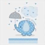Babyparty Deko Vorlagen Inspiration Jungen Babyparty Tischdecke Mit Blauem Baby Elefanten