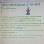 Babysitter Flyer Vorlage Cool Babysitting Aushang Vorlage Erstaunlich Passt Mein Flyer