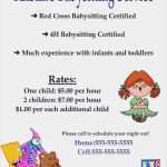 Babysitter Flyer Vorlage Deutsch Fabelhaft Genial Babysitter Flyer Vorlage Deutsch