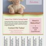 Babysitter Flyer Vorlage Deutsch Fabelhaft Printable Babysitting Flyers