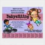 Babysitter Flyer Vorlage Deutsch Großartig Babysitting Day Care Customisable Template Full Color