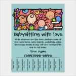 Babysitter Flyer Vorlage Deutsch Großartig Littlegirlie Child Care Custom Tear Sheet Flyer