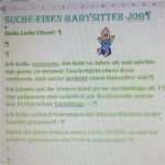 Babysitter Flyer Vorlage Deutsch Schönste Babysitting Aushang Vorlage Schönste Passt Mein Flyer