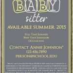 Babysitter Flyer Vorlage Hübsch Babysitting Aushang Vorlage Gut Beste Babysitter Vorlagen