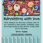 Babysitter Flyer Vorlage Hübsch Best 20 Babysitting Flyers Ideas On Pinterest