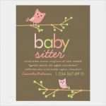 Babysitter Flyer Vorlage Schön De Reclame Van De Babysitter Van De Uilen Van Mod Folder