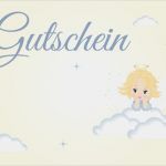 Babysitter Gutschein Vorlage Hübsch Gutscheinvorlage Zur Taufe Kostenlos Gestalten &amp; Ausdrucken