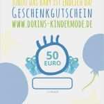 Babysitter Gutschein Vorlage Süß Geschenk Gutschein Zur Geburt Für Jungen