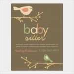Babysitter Plakat Vorlage Beste Mod Vogel Babysitter Anzeige Flyer