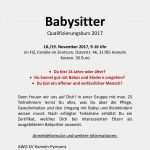 Babysitter Plakat Vorlage Hübsch Ausbildung Zum Babysitter Awo Hameln