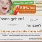 Babysitter Vorlage Cool Babysitter Anzeige Beispiels