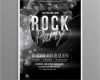 Band Flyer Vorlagen Großartig Schwarz Rockmusik Party Flyer Plakat Vorlage