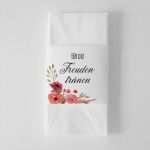 Banderole Freudentränen Vorlage Schönste Vorlage Zum Selbstdrucken Freudentränen Banderole Blumen