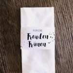 Banderole Taschentücher Vorlage Genial Freebie Kostenloses Printables "für Freudentränen