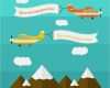 Banner Vorlage Kostenlos Schön Flugzeug Mit Banner Vorlage