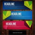 Banner Vorlagen Kostenlos Download Elegant Abstrakte Corporate Banner Design Vorlagen Mit Blauen Und