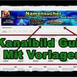 Banner Youtube Vorlage Erstaunlich Youtube Kanalbild Banner Guide Vorlagen by Namensucher