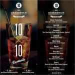 Barkarte Vorlage Luxus Schall Und Rauch Getränkekarte Layouts