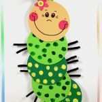 Basteln Ab 3 Jahren Vorlagen Erstaunlich Fensterbild &quot;süße Raupe&quot; Basteln Mit Kindern