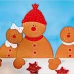 Basteln Fensterbilder Weihnachten Vorlagen Großartig Lebkuchen Fensterbild Familie