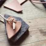 Basteln Mit Leder Vorlagen Luxus Schlüsselanhänger Aus Leder Und Filz Basteln