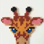 Basteln Mit Perlen Vorlagen Schönste Bügelperlen Giraffe Mit Kindern Basteln